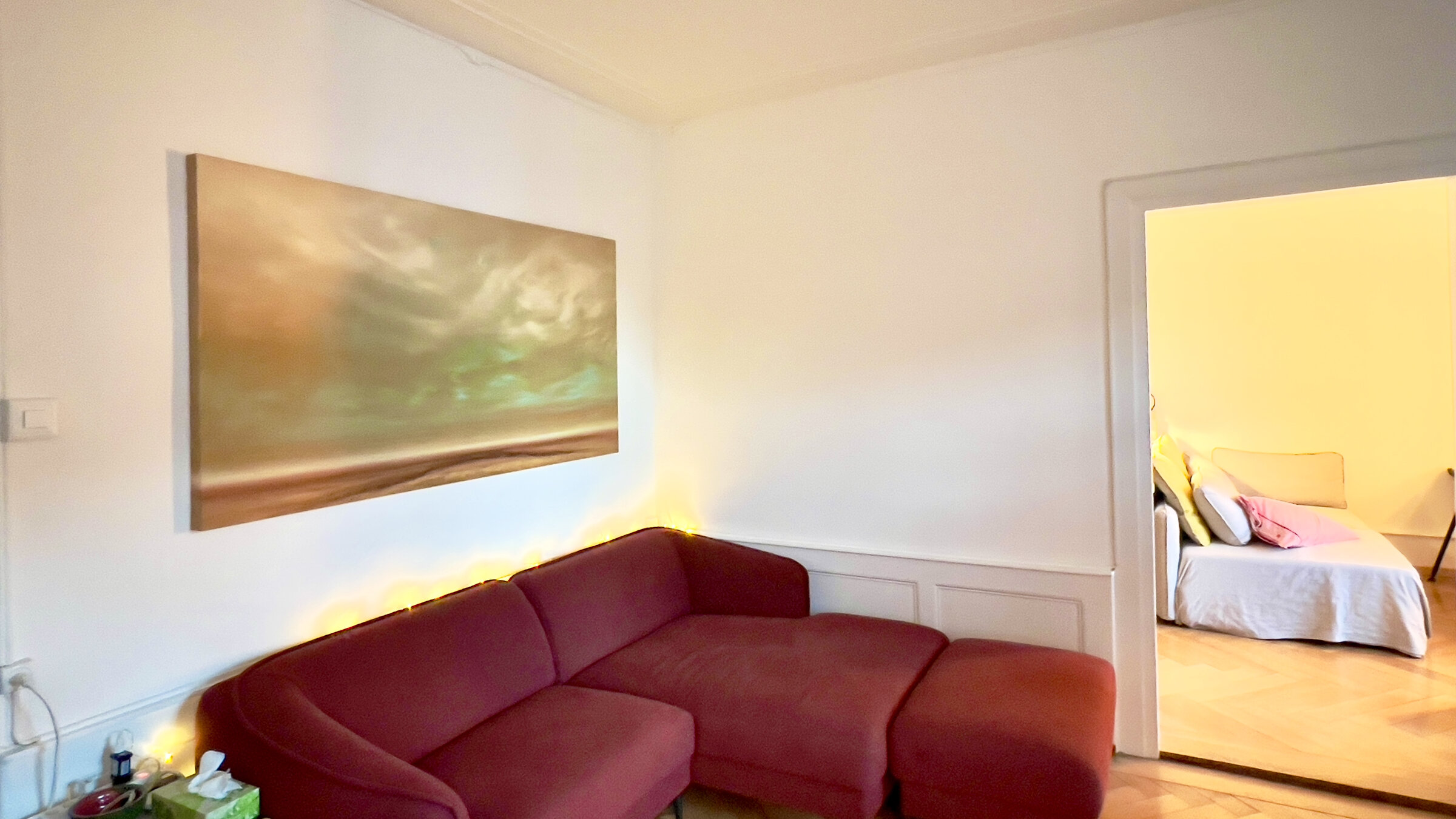 2-er Sofa, Wohnraum, 100x180 cm